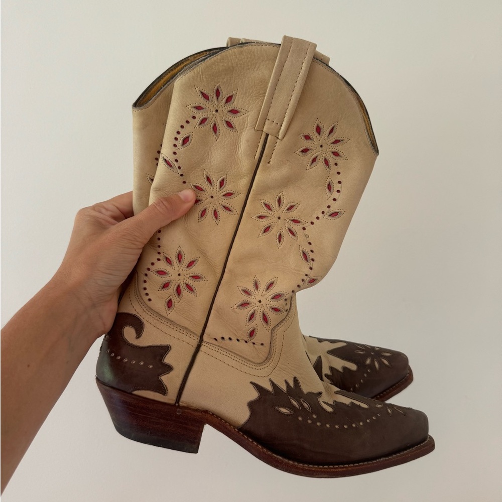 Leather Cowboy Boots